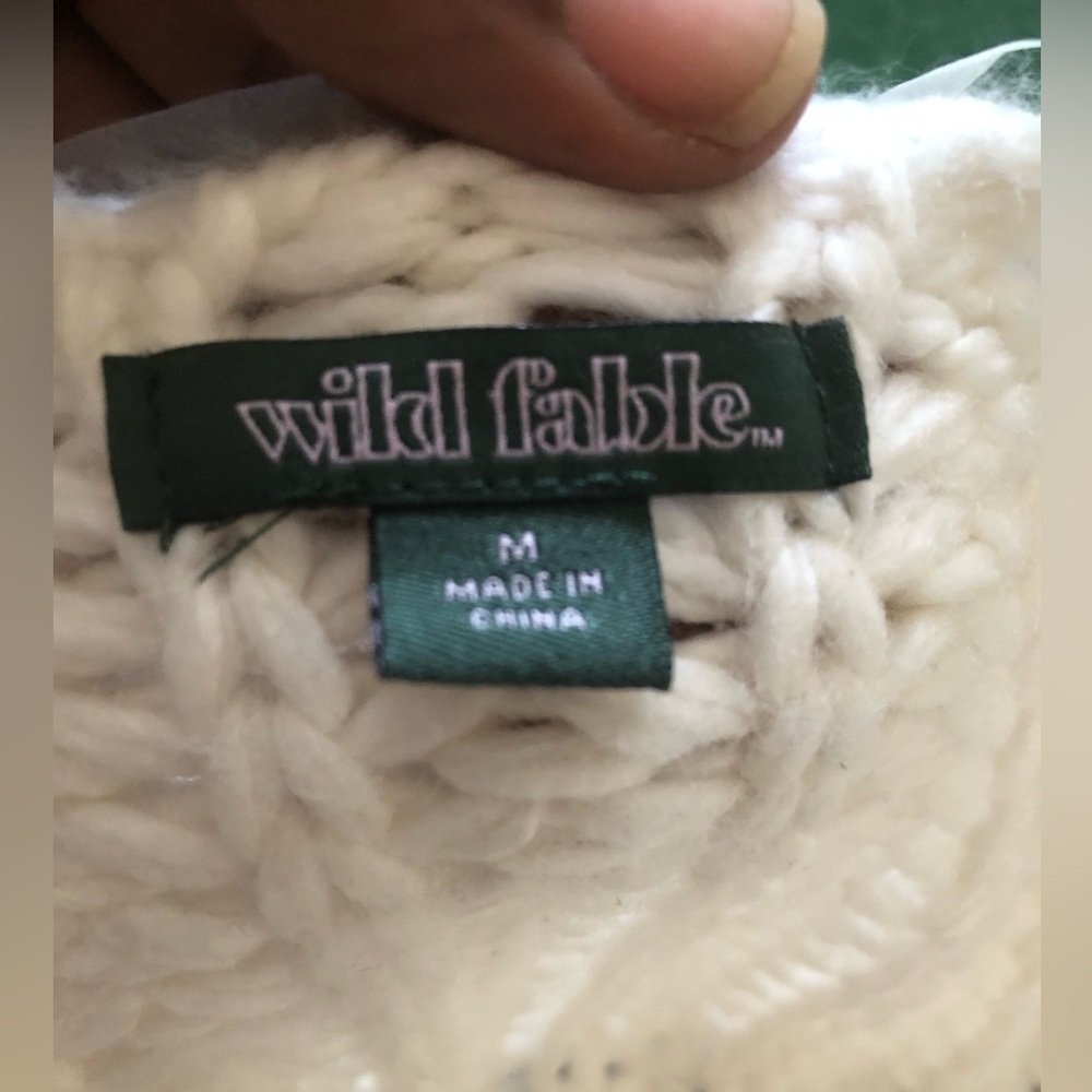 Adorable Neutral Color Block Knit Cardigan - Picture 11 of 11